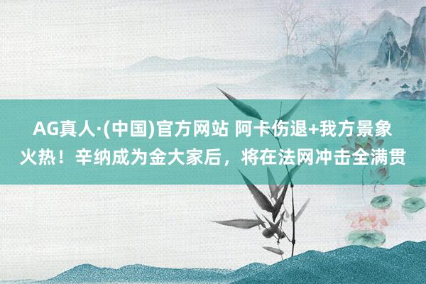 AG真人·(中国)官方网站 阿卡伤退+我方景象火热!辛纳成为金大家后,将在法网冲击全满贯